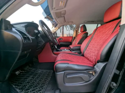 2017 Nissan Patrol SE Facelifted 2026 4.0 Litres V6 Petrol Engine Black Red SUV GCC Specs