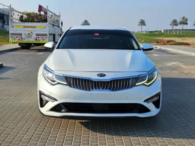 2020 Kia Optima Sport 4-cylinder Petrol Engine White Beige Sedan GCC Specs Automatic
