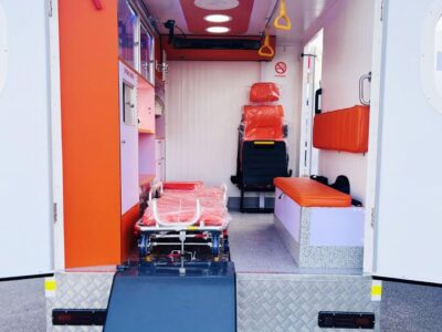 2026 Toyota Hilux 2.4L 4-Cylinder Turbocharged Diesel White Orange Ambulance GCC