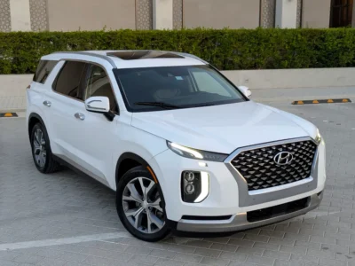 2020 Hyundai Palisade SEL 3.8 Litres V6 Petrol Engine White Black SUV American Specs