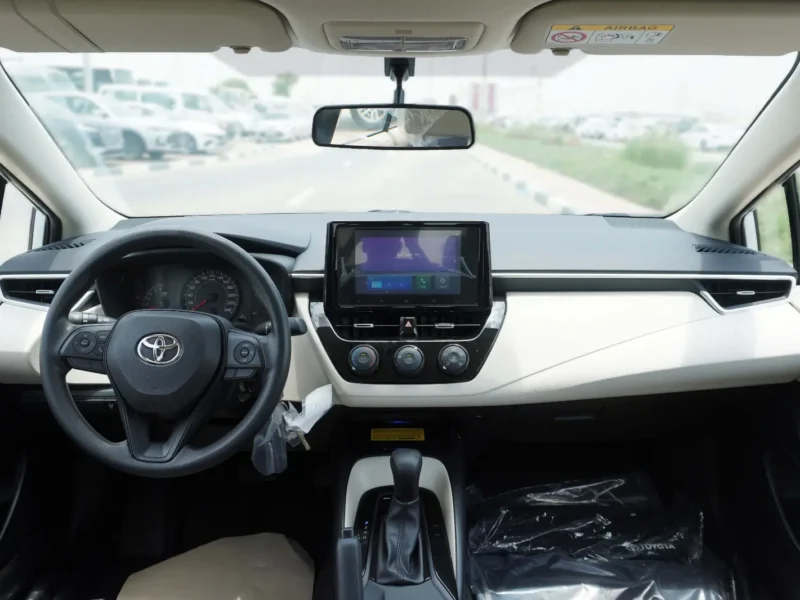 2025 Toyota Corolla XLI 2.0 Litres 4 Cylinders Petrol Engine White Sedan GCC Specs