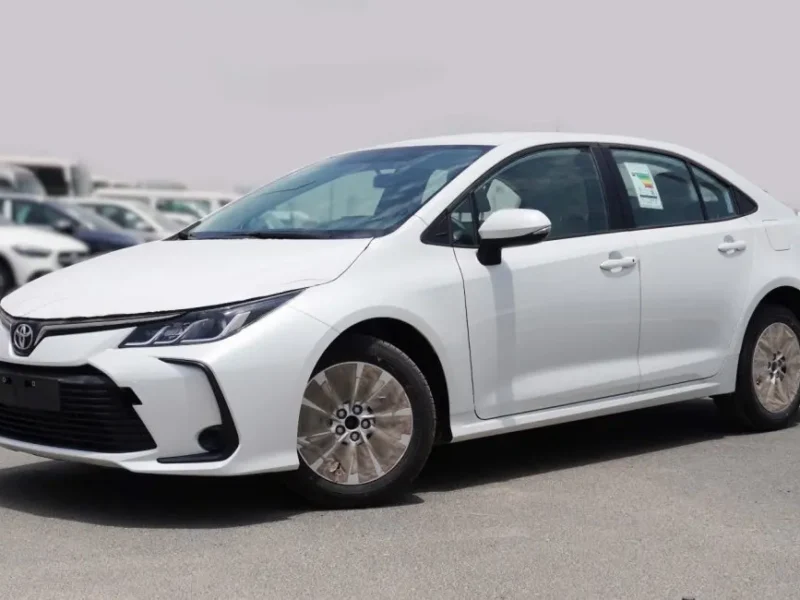 2025 Toyota Corolla XLI 2.0 Litres 4 Cylinders Petrol Engine White Sedan GCC Specs