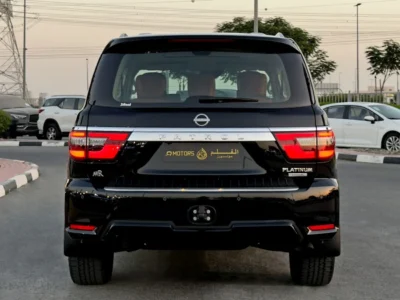 2024 Nissan Patrol LE Platinum V8 Petrol Engine Black Tan SUV GCC Specifications