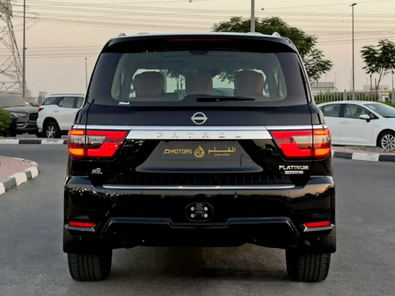 2024 Nissan Patrol LE Platinum V8 Petrol Engine Black Tan SUV GCC Specifications