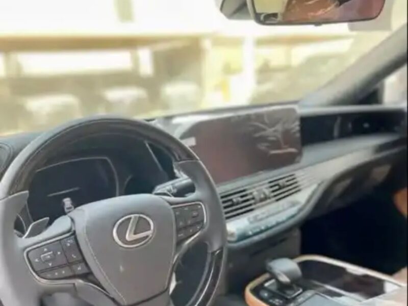 2023 Lexus IS 500 5.0-liter V8 Petrol Engine White Tan Sedan GCC Specs Automatic