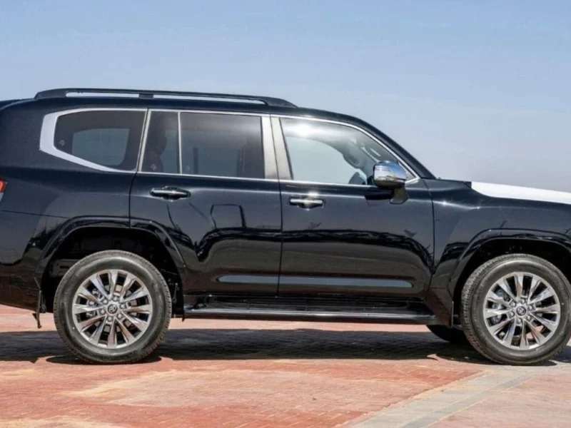 2024 Toyota Land Cruiser VXR 3.5 Litres 6 Cylinders Petrol Engine Black Red SUV Automatic