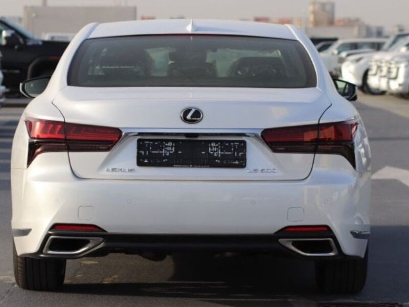 2024 Lexus LC 500 5.0-liter V8 Petrol Engine White Black Luxury Sedan GCC Specs