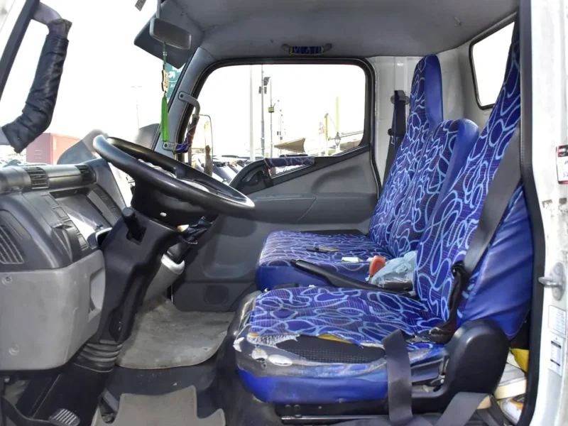 2017 Mitsubishi Canter 4 Cylinders Diesel Engine White Blue Utility Truck GCC Specs