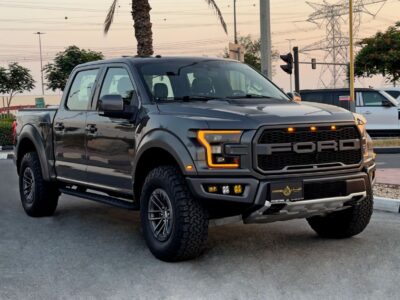 2020 Ford F150 Raptor SUPER CAB 3.5 Litres 6 Cylinders Petrol Engine Grey Black Pickup GCC