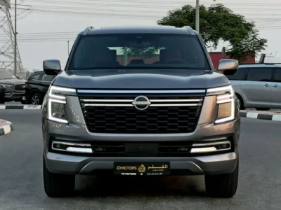2025 Nissan Patrol SE Platinum 3.8 Litres 6 Cylinders petrol Engine Grey Red SUV GCC Specs
