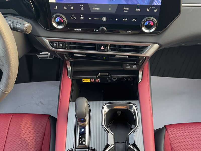 2023 Lexus RX 350 2.4-liter turbocharged inline-four Engine White Red SUV GCC Specs