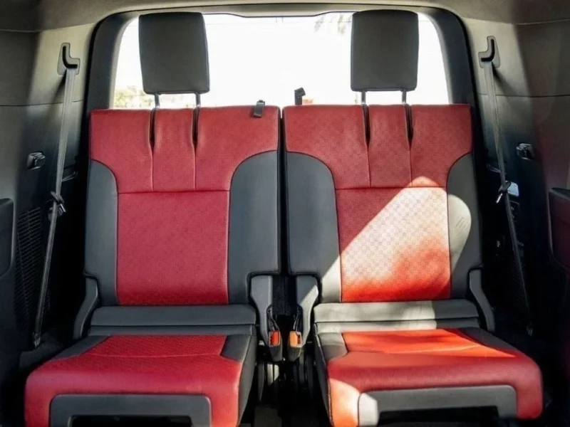 2024 Toyota Land Cruiser VXR 3.5 Litres 6 Cylinders Petrol Engine Black Red SUV Automatic