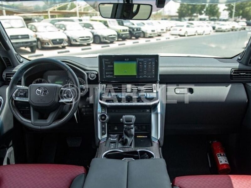 2024 Toyota Land Cruiser VXR 3.5 Litres V6 PETROL Engine Silver Red SUV Automatic