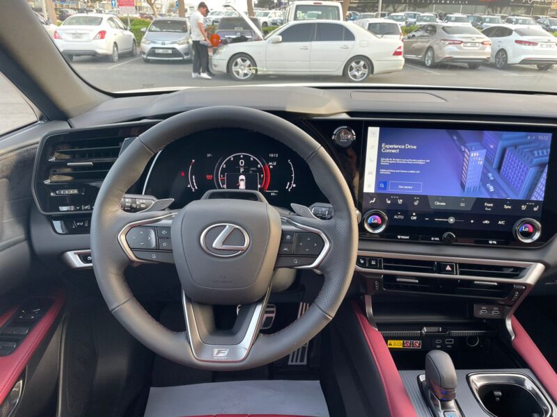 2023 Lexus RX 350 2.4-liter turbocharged inline-four Engine White Red SUV GCC Specs