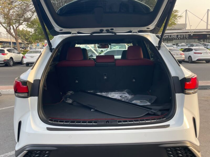 2023 Lexus RX 350 2.4-liter turbocharged inline-four Engine White Red SUV GCC Specs