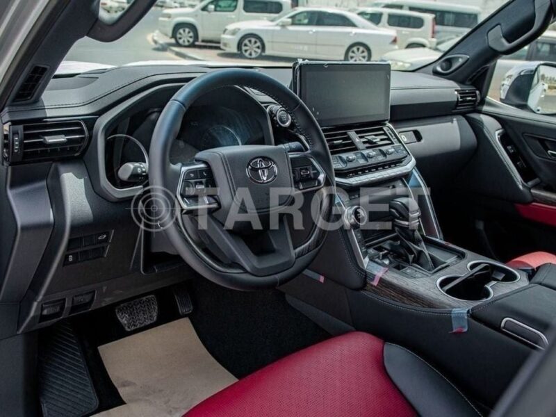 2024 Toyota Land Cruiser VXR 3.5 Litres V6 PETROL Engine Silver Red SUV Automatic