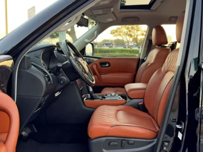 2024 Nissan Patrol LE Platinum V8 Petrol Engine Black Tan SUV GCC Specifications