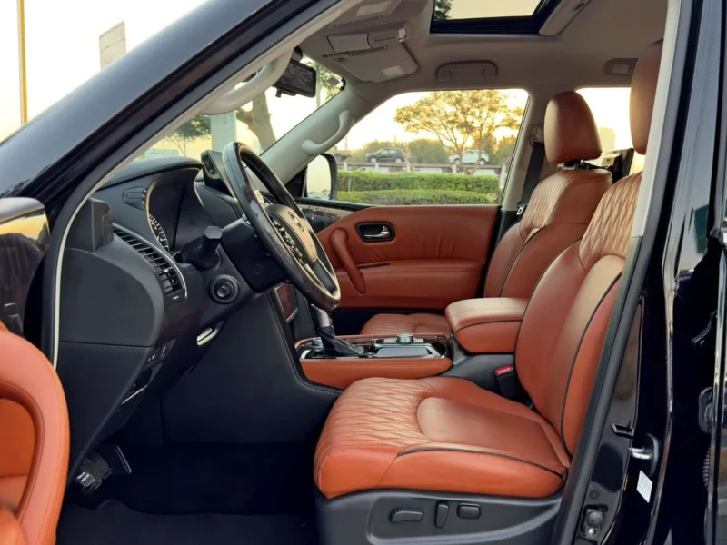 2024 Nissan Patrol LE Platinum V8 Petrol Engine Black Tan SUV GCC Specifications