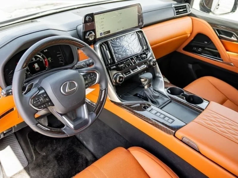 2024 LEXUS LX600 VIP 3.5 Litres 6 Cylinders petrol Engine Black Tan SUV GCC Specs