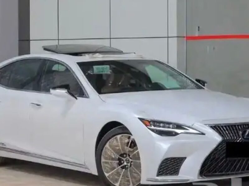 2023 Lexus IS 500 5.0-liter V8 Petrol Engine White Tan Sedan GCC Specs Automatic