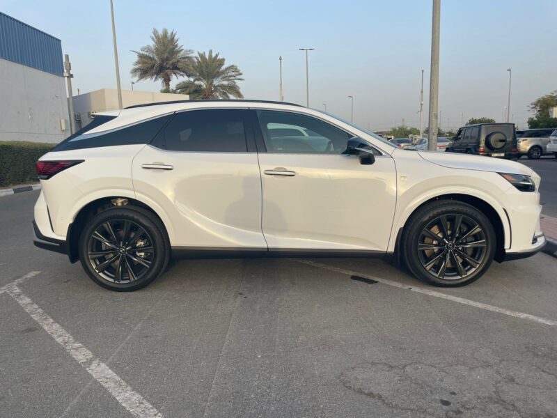 2023 Lexus RX 350 2.4-liter turbocharged inline-four Engine White Red SUV GCC Specs