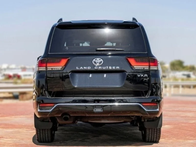 2024 Toyota Land Cruiser VXR 3.5 Litres 6 Cylinders Petrol Engine Black Red SUV Automatic