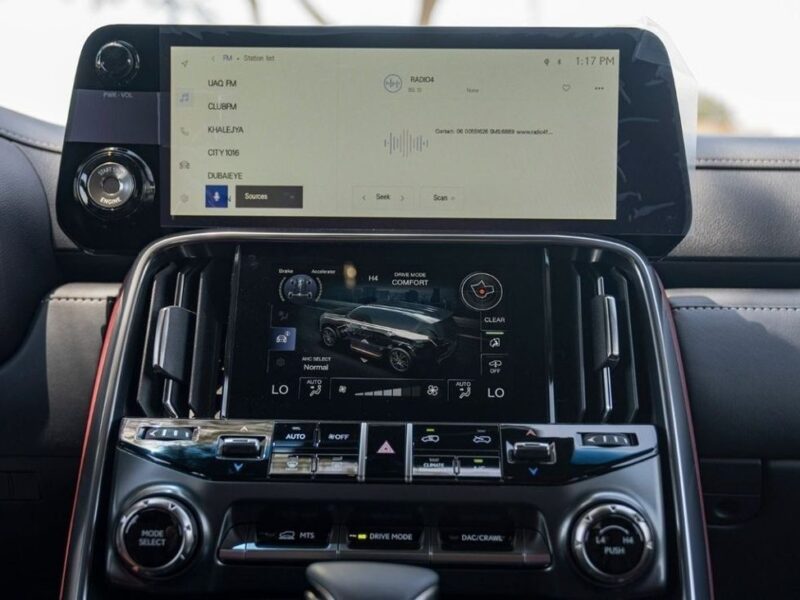 2024 LEXUS LX600 ASHWOOD EDITION 3.5L 6 Cylinders Petrol Engine Black Red SUV GCC