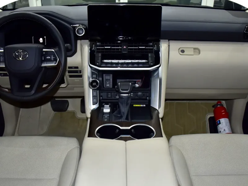 2025 Toyota Land Cruiser GXR 6 Cylinders Petrol Engine White Beige SUV GCC Specs