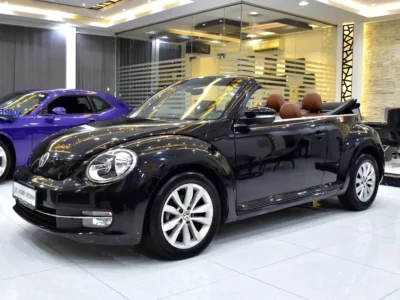 2017 Volkswagen Beetle Turbo S 4 Cylinders Petrol Engine Black Beige Convertible