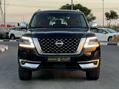 2024 Nissan Patrol LE Platinum V8 Petrol Engine Black Tan SUV GCC Specifications