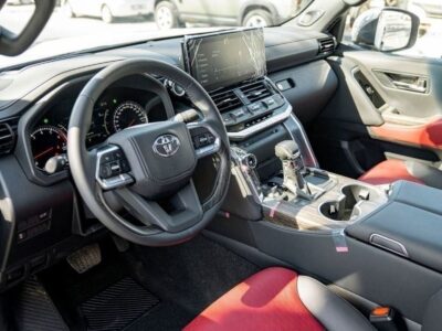 2024 Toyota Land Cruiser VXR 3.5 Litres 6 Cylinders Petrol Engine Black Red SUV Automatic