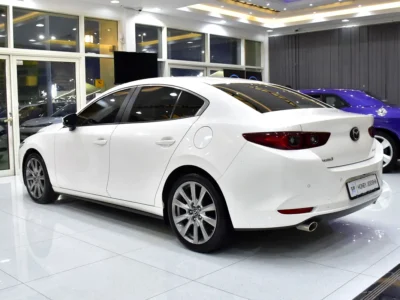 2023 Mazda 3 V Grade 4 Cylinders Petrol Engine White Black Sedan GCC Specifications