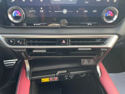 2023 Lexus RX 350 2.4-liter turbocharged inline-four Engine White Red SUV GCC Specs