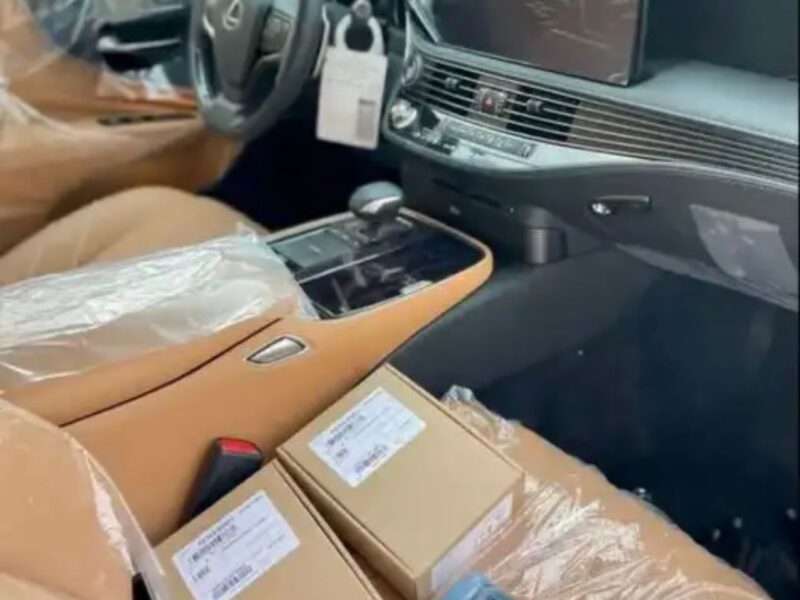 2023 Lexus IS 500 5.0-liter V8 Petrol Engine White Tan Sedan GCC Specs Automatic