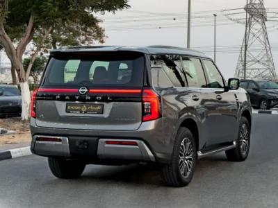 2025 Nissan Patrol SE Platinum 3.8 Litres 6 Cylinders petrol Engine Grey Red SUV GCC Specs