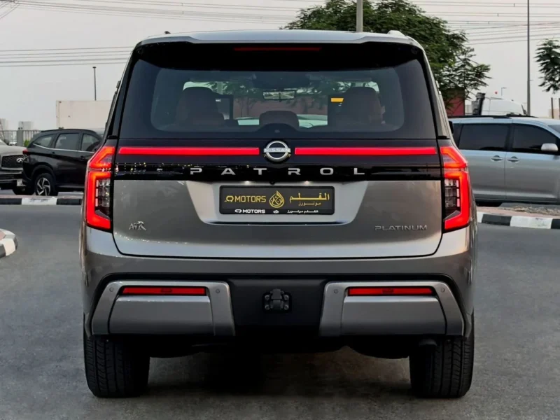 2025 Nissan Patrol SE Platinum 3.8 Litres 6 Cylinders petrol Engine Grey Red SUV GCC Specs