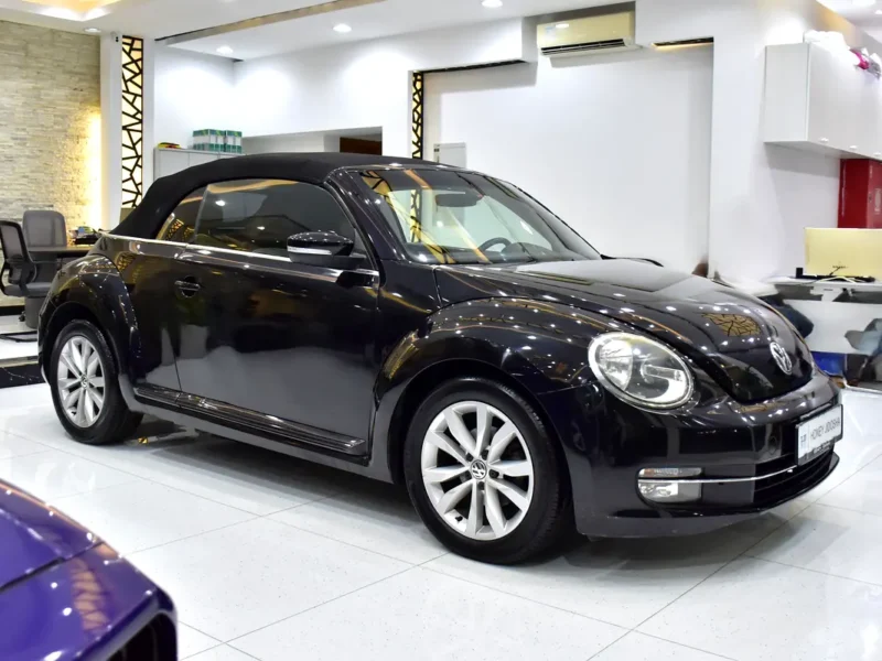 2017 Volkswagen Beetle Turbo S 4 Cylinders Petrol Engine Black Beige Convertible