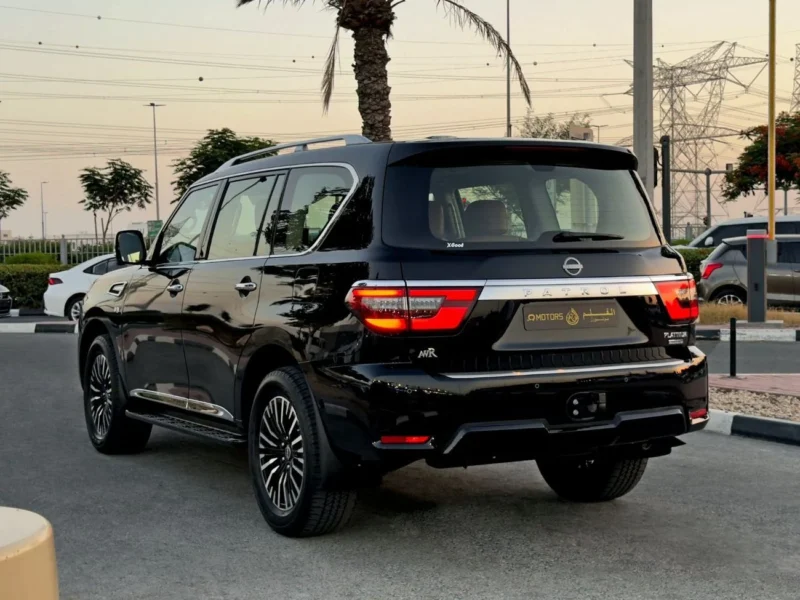 2024 Nissan Patrol LE Platinum V8 Petrol Engine Black Tan SUV GCC Specifications