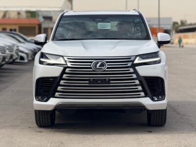 2026 Lexus LX700h 3.5 Litres 6 Cylinders Hybrid Engine White Tan SUV GCC Specs