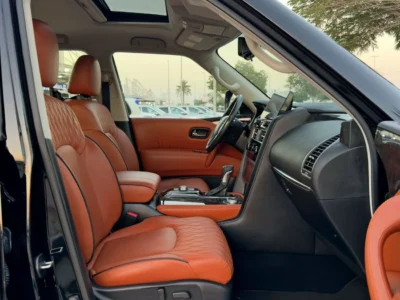 2024 Nissan Patrol LE Platinum V8 Petrol Engine Black Tan SUV GCC Specifications