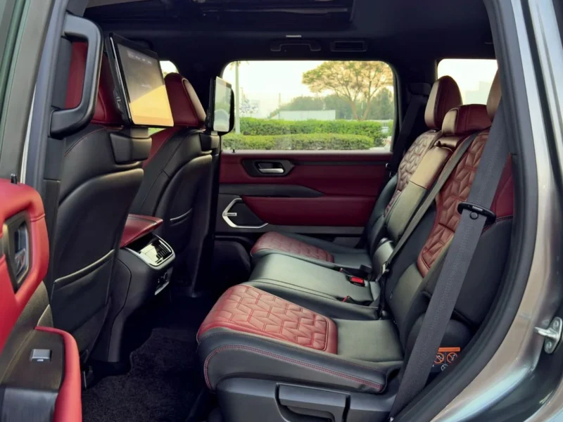 2025 Nissan Patrol SE Platinum 3.8 Litres 6 Cylinders petrol Engine Grey Red SUV GCC Specs