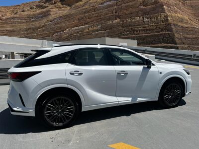 2026 Lexus RX 500h 2.4L inline 4-cylinder Hybrid Engine White Red SUV GC Specs AWD