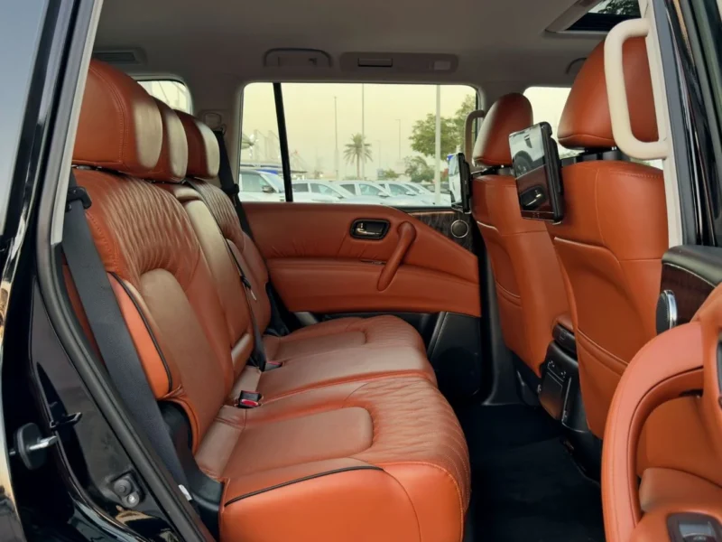 2024 Nissan Patrol LE Platinum V8 Petrol Engine Black Tan SUV GCC Specifications