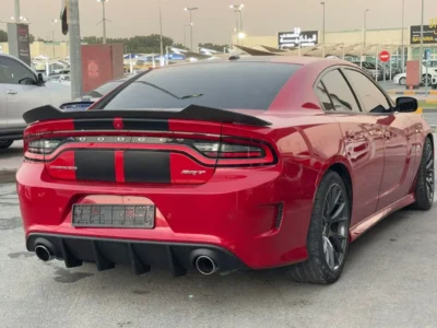 2016 Dodge Charger SRT8 6.4 Litres V8 Petrol Engine Red Sedan GCC Specs Automatic