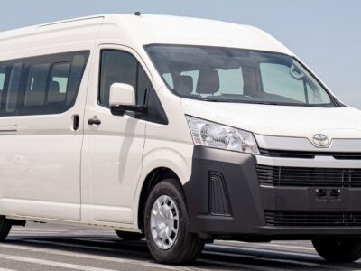 2025 Toyota Hiace Commuter GL High Roof 3.5L 6 Cylinders Petrol Engine White Black Van