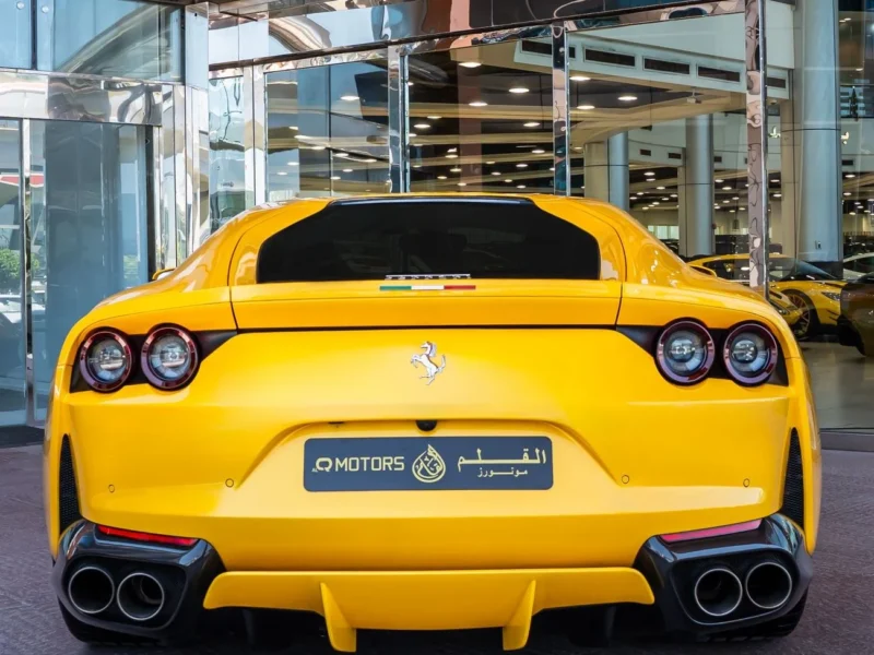 2018 FERRARI 812 SUPERFAST 6.5 Litres 12 Cylinders Petrol Engine Yellow Tan Coupe