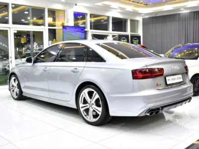 2016 Audi S6 4.0 TFSI quattro 8 Cylinders Petrol Engine Silver Black Sedan GCC Specs