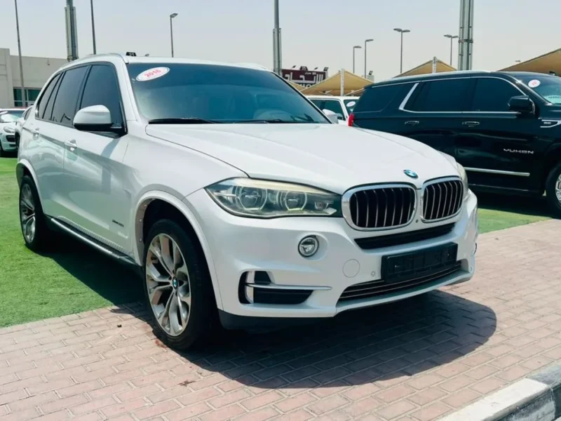 2016 BMW X5 35i EXCLUSIVE 3.0 Litres V6 Petrol Engine White Brown SUV GCC Full Options