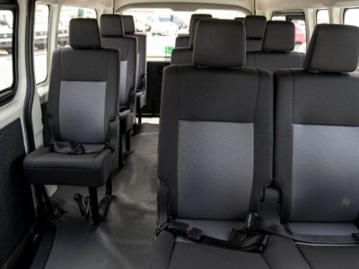 2025 Toyota Hiace Commuter GL High Roof 3.5L 6 Cylinders Petrol Engine White Black Van