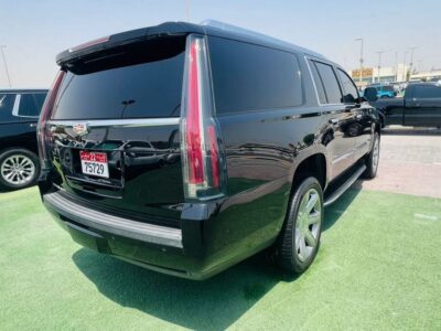 2018 CADILLAC ESCALADE ESV 6.2 Litres V8 Engine Black PREMIUM LUXURY SUV GCC Specs